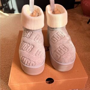 UGG Classic Mini Platform Felted Boot